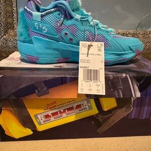 Adidas Dame 7 EXTPLY Sulley Monsters Inc Kids 3.5 NWT Rare Disney
